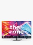 Philips 43PUS8909 The One (2024) LED HDR 4K Ultra HD Smart TV, 43 inch with Freeview Play, Ambilight & Dolby Atmos, Black