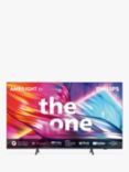 Philips 75PUS8909 The One (2024) LED HDR 4K Ultra HD Smart TV, 75 inch with Freeview Play, Ambilight & Dolby Atmos, Black