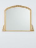 John Lewis Vintage French Overmantle Wall Mirror, 95 x 115cm, Antique Gold