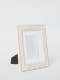 John Lewis Hand-Carved Coastal Wood Photo Frame & Mount, 4 x 6" (10 x 15cm), White Wash