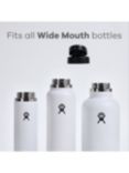 Hydro Flask Wide Mouth Bottle Chug Cap, Black