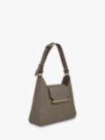 Strathberry Multrees Leather Shoulder Bag, Taupe