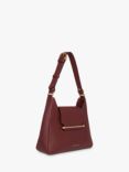 Strathberry Multrees Leather Shoulder Bag, Oxblood