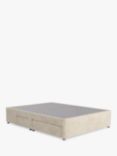 Sealy 2 + 2 Drawer Divan Base, Double, Velvet Dove