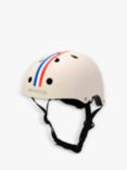 Banwood Bike Helmet, Cream Stripes