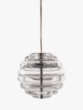 Tom Dixon Press Glass Sphere Mini LED Pendant Ceiling Light, Clear