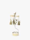 Pluto Produkter Christmas Nativity Spinner Tealight Candle Holder, Gold