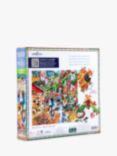 eeBoo London Market Jigsaw Puzzle, 1000 Pieces