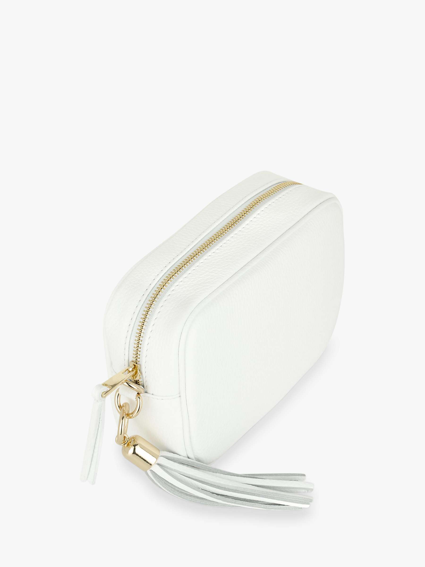 Buy Apatchy Chevron Strap Leather Crossbody Bag Online at johnlewis.com