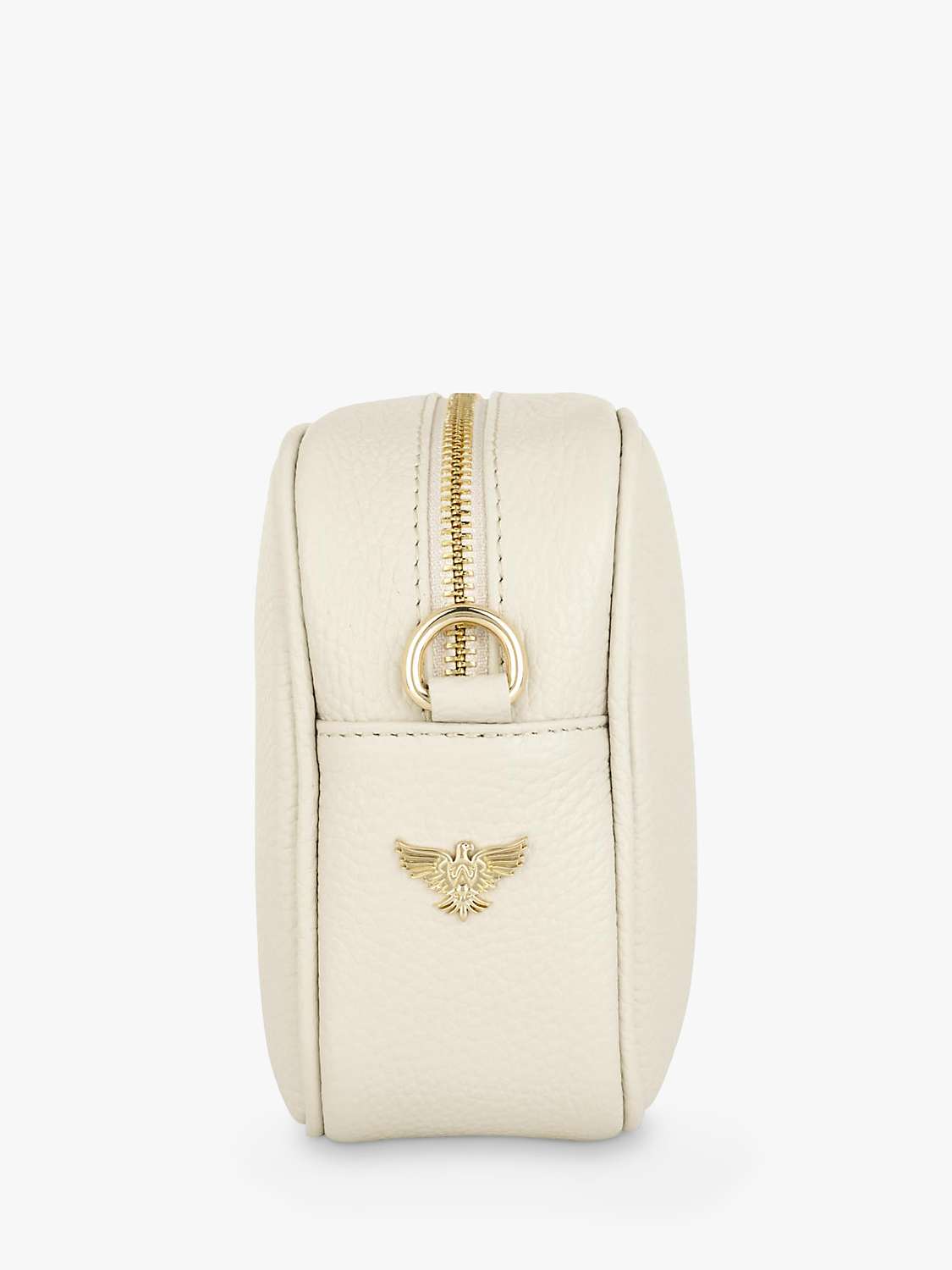 Buy Apatchy Arrow Strap Leather Crossbody Bag, Stone Online at johnlewis.com