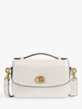 Coach Cassie 17 Leather Crossbody Bag, Chalk