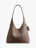 Coach Brooklyn 28 Leather Shoulder Bag, Stone