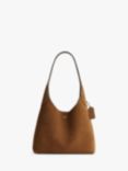 Coach Brooklyn 28 Suede Shoulder Bag, Tan