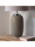 One.World Clifton Pineapple Ceramic Table Lamp, Grey