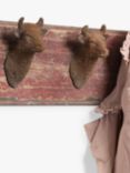 One.World Clovelly Bison Wall-Mounted Coat Rack, Natural