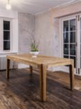 One.World Rustic Reclaimed Teak Dining Table, Natural, L2m
