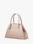 Aspinal of London Large Pebble Leather Paris Bag, Soft Taupe