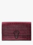 Aspinal of London Croc Effect Leather Travel Wallet
