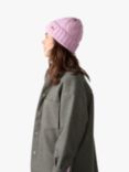 Barts Farrah Cable Knit Beanie Hat, Orchid