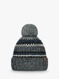 Barts Goser Knit Beanie Hat, Heather Grey