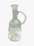 Culinary Concepts Palm Etched Glass Pitcher, 1L, Green