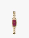 Skagen SWK3151 Women's Hagen Micro Bracelet Strap Watch, Gold/Pink