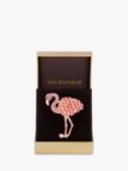 Jon Richard Pink Flamingo Brooch, Rose Gold