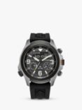 Citizen JV1007-07E Men's Promaster Land Chronograph Rubber Strap Watch, Black