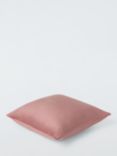 John Lewis ANYDAY Square Velvet Cushion, Plaster