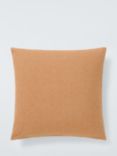 John Lewis ANYDAY Cotton Plain Cushion, Caramel