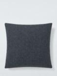 John Lewis ANYDAY Cotton Plain Cushion, Graphite