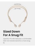 Shokz OpenRun Pro Mini Bluetooth Wireless Open-Ear Headphones, Beige