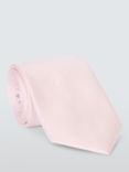 John Lewis Plain Silk Tie, Pink