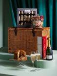 John Lewis Christmas Treasure Chest Wicker Hamper