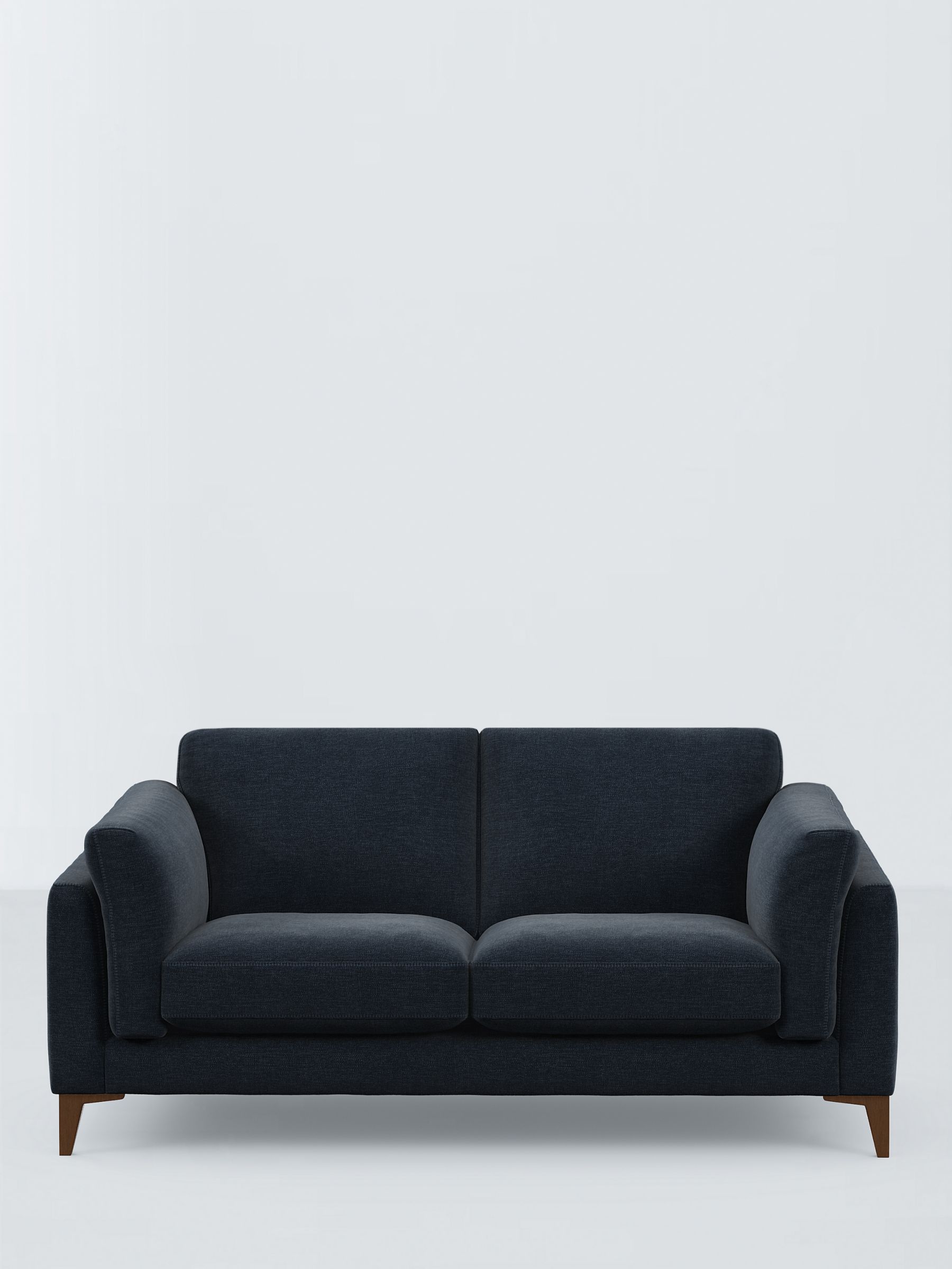 Jura Range, John Lewis Jura Large 4 Seater Sofa, Dark Leg, Easy Clean Chenille Navy