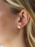 Tutti & Co Embrace Heart Shaped Stud Earrings