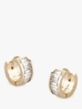 Tutti & Co Glade Chunky Cubic Zirconia Hoop Earrings