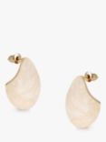 Tutti & Co Hush Domed Stud Earrings, Gold