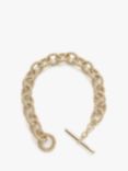 Tutti & Co Chunky Twist T-Bar Chain Bracelet