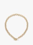 Tutti & Co Chunky Twist T-Bar Chain Necklace