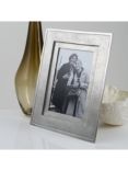 Lancaster and Gibbings Walton Pewter Photo Frame, 4 x 6", Pewter