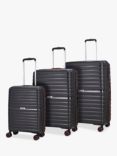 Rock Hydra Lite 8-Wheel Hard Shell Suitcase, Set of 3