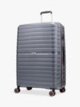 Rock Hydra Lite 8-Wheel Hard Shell Suitcase, Set of 3, Charcoal