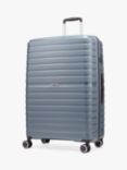 Rock Hydra Lite 8-Wheel 76cm Large Suitcase, Blue