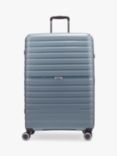 Rock Hydra Lite 8-Wheel 76cm Large Suitcase, Blue