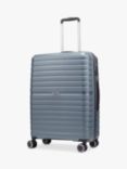 Rock Hydra Lite 8-Wheel 65.5cm Medium Suitcase, Blue