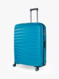 Rock Sunwave 8-Wheel Expandable Hard Shell Suitcase, Set of 3, Blue