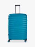 Rock Sunwave 8-Wheel 79cm Expandable Large Suitcase, Blue