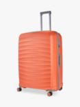 Rock Sunwave 8-Wheel 79cm Expandable Large Suitcase, Peach