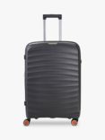 Rock Sunwave 8-Wheel 66cm Expandable Medium Suitcase, Charcoal